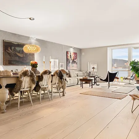 Modern Seaside With Fjord Views Apartamento Bergen
