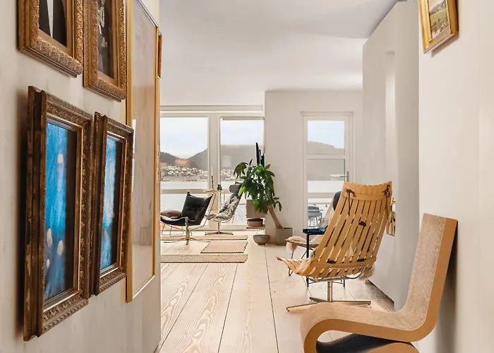 Modern Seaside With Fjord Views Apartamento Bergen