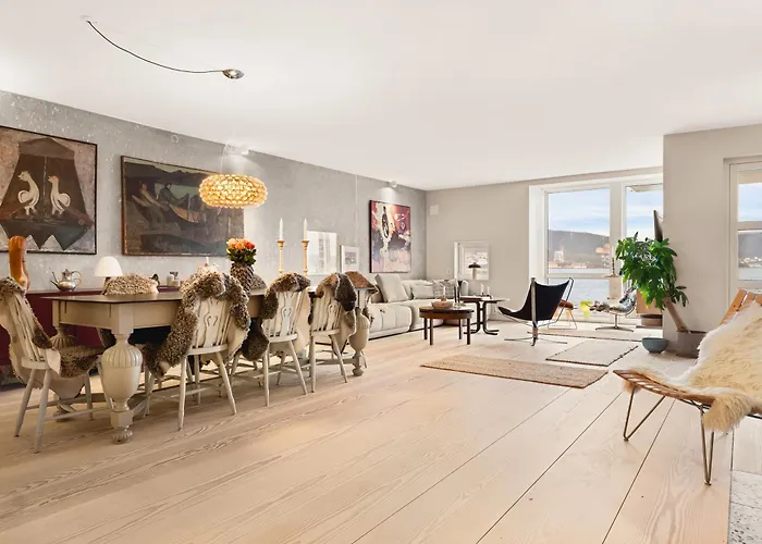 Modern Seaside With Fjord Views Apartamento Bergen