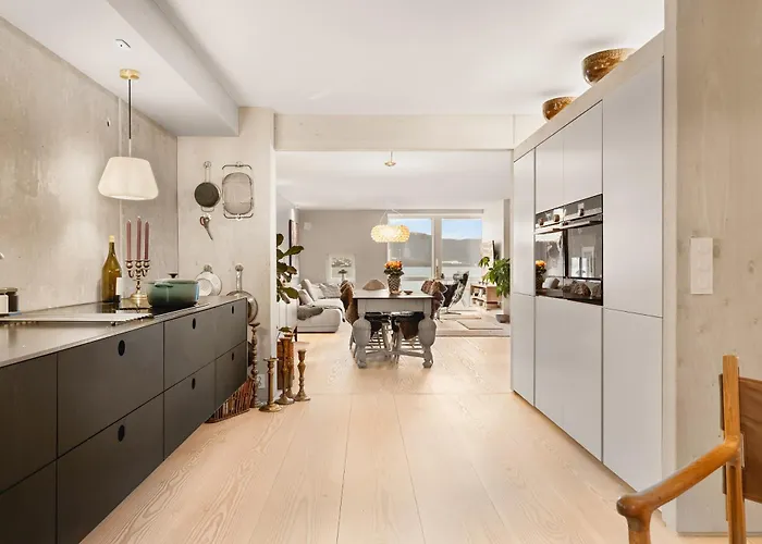 Modern Seaside With Fjord Views Leilighet Bergen